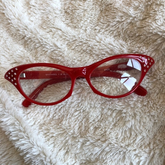 🌸 Retro red glasses🌸 - Picture 1 of 3